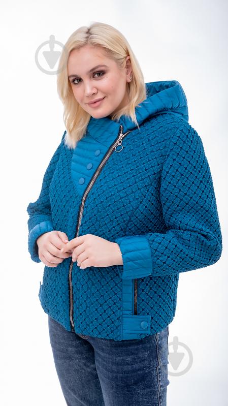 Куртка женская зимняя Adonis РИММА V20-418/10 р.2XL синяя - фото 5