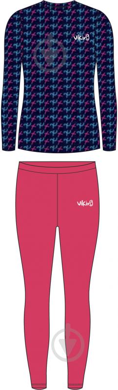 Комплект термобелья Viking UNDERWEAR NINO (KIDS SET) 500/21/6590/46 розовый - фото 4