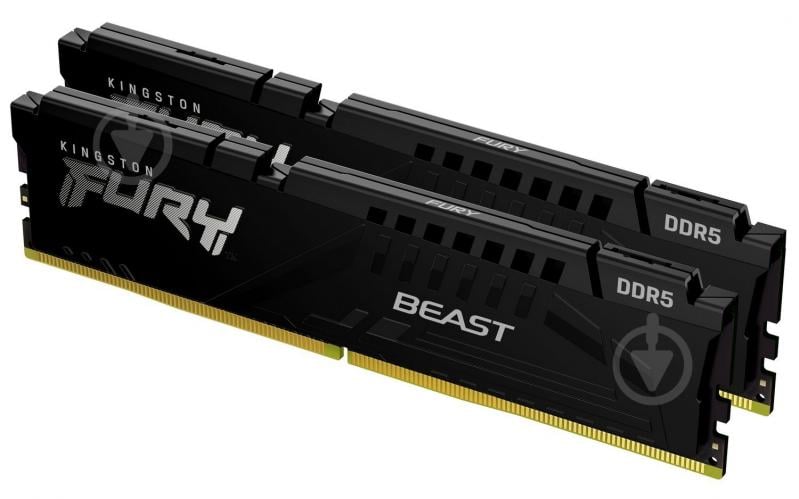 Оперативна пам'ять Kingston DDR5 SDRAM 32 GB (2x16GB) 6000 MHz (KF560C30BBEK2-32) Fury Beast - фото 2