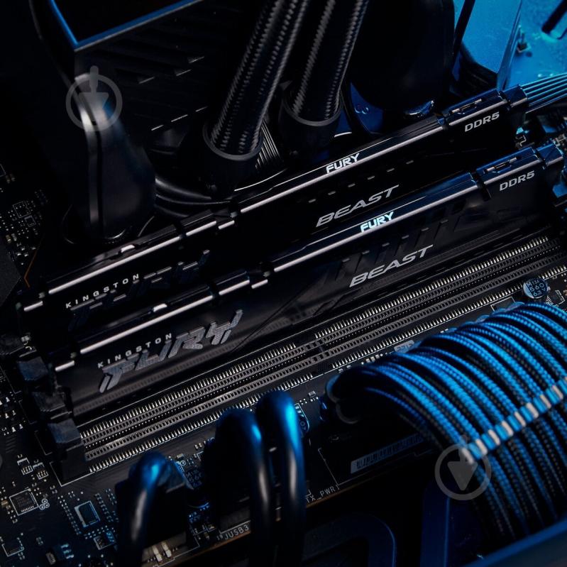 Оперативна пам'ять Kingston DDR5 SDRAM 32 GB (2x16GB) 6000 MHz (KF560C30BBEK2-32) Fury Beast - фото 5