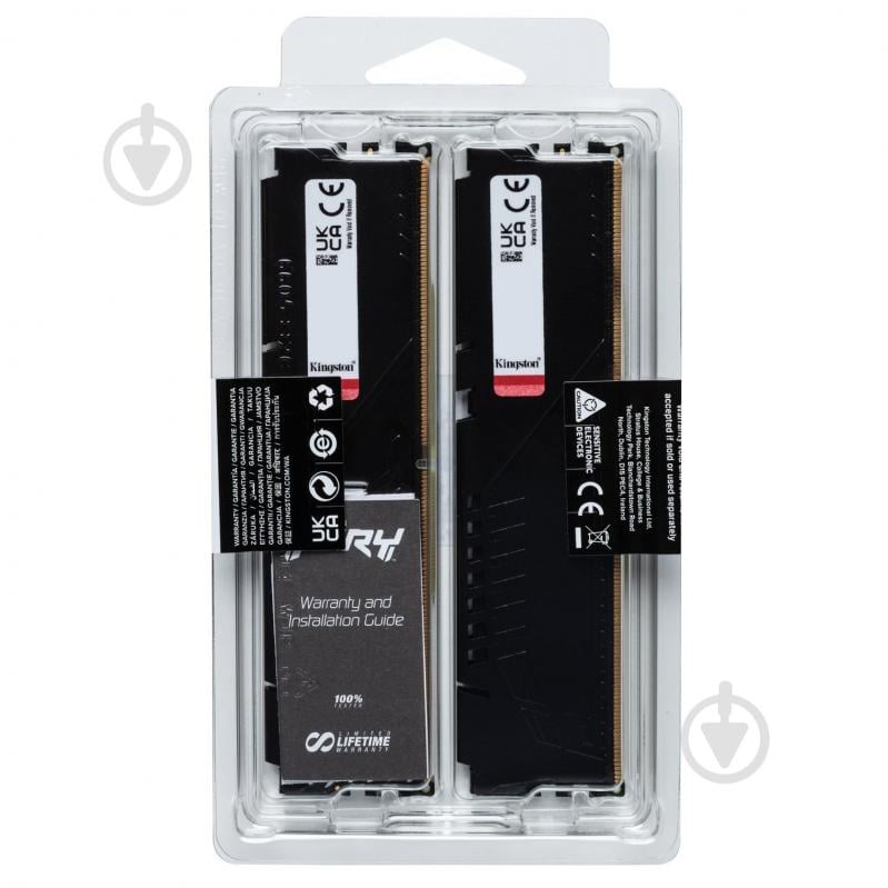 Оперативна пам'ять Kingston DDR5 SDRAM 32 GB (2x16GB) 6000 MHz (KF560C30BBEK2-32) Fury Beast - фото 7