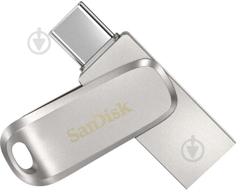 Флешпам'ять USB SanDisk Ultra Dual Drive Luxe 32 ГБ USB Type-C silver (SDDDC4-032G-G46) - фото 1