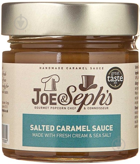 Паста Joe & Seph's Солона Карамель 230 г - фото 1 Паста Joe & Seph's Солона Карамель 230 г - фото 1