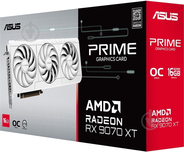 Відеокарта Asus Radeon RX 9070 XT 16GB GDDR6 256bit (90YV0L75-M0NA00) - фото 12 Відеокарта Asus Radeon RX 9070 XT 16GB GDDR6 256bit (90YV0L75-M0NA00) - фото 12