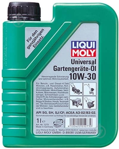 Моторное масло Liqui Moly Universal 4-T Oil 10W-30 1 л (8037) - фото 1