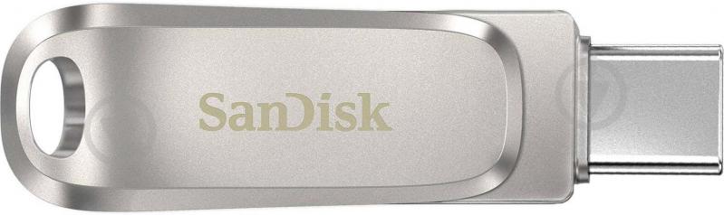 Флеш-память USB SanDisk Ultra Dual Drive Luxe 64 ГБ USB Type-C silver (SDDDC4-064G-G46) - фото 3