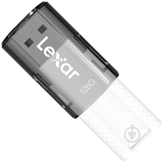 Флеш-память USB Lexar JumpDrive S60 128 ГБ USB 2.0 white (LJDS060128G-BNBNG) - фото 1