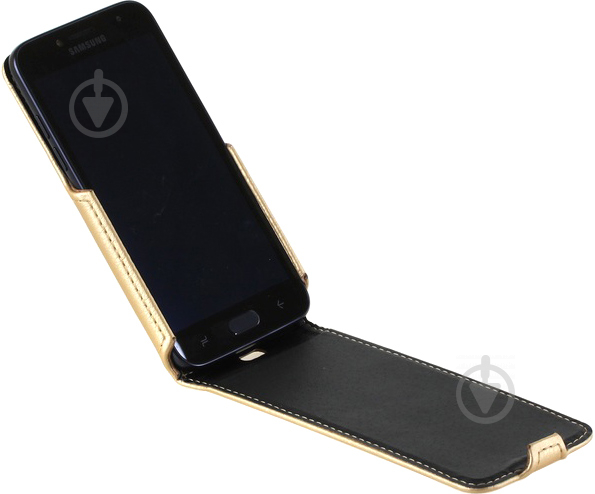 Чехол-флип RED POINT Flip Case для Samsung Galaxy J2 (2018) gold (ФК.227.З.09.23.000) - фото 4