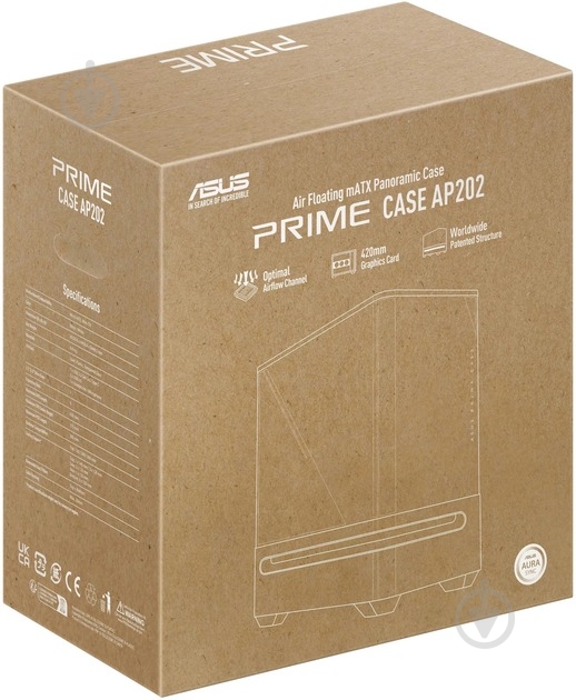 Корпус Asus Prime AP202 black - фото 19