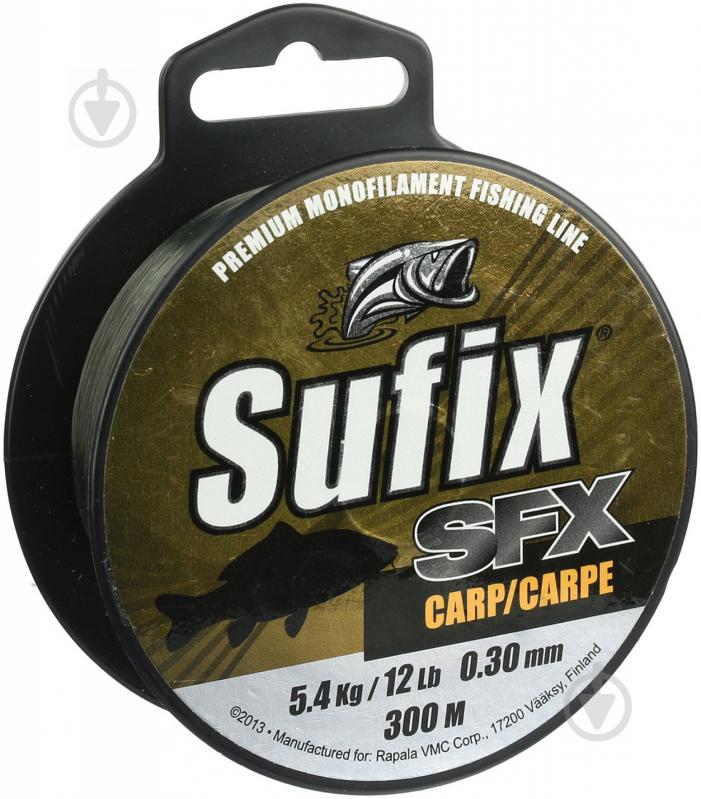 Леска  Sufix Sfx Carp 300м 0.3мм 5.4кг DS1CA030045С9С - фото 1