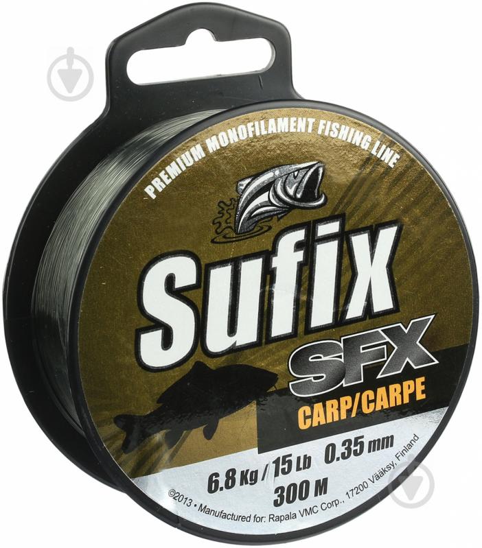 Леска  Sufix Sfx Carp 300м 0.35мм 6.8кг DS1CA035045С9С - фото 1