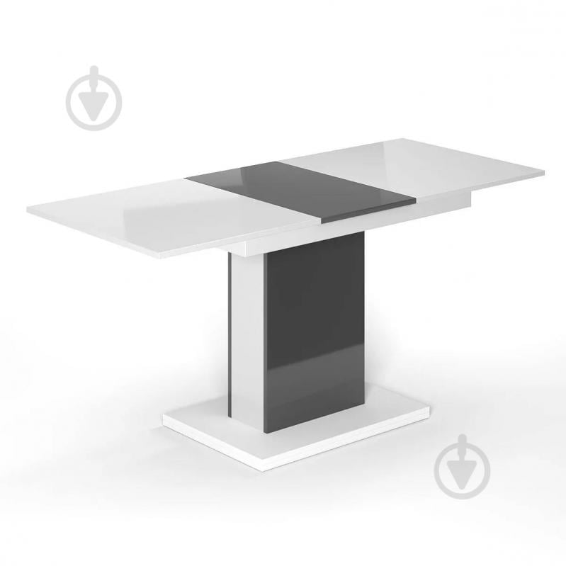 Стол-трансформер ART IN HEAD Каспер 1200(1600)x690x750мм белый/графит - фото 1 Стол-трансформер ART IN HEAD Каспер 1200(1600)x690x750мм белый/графит - фото 1