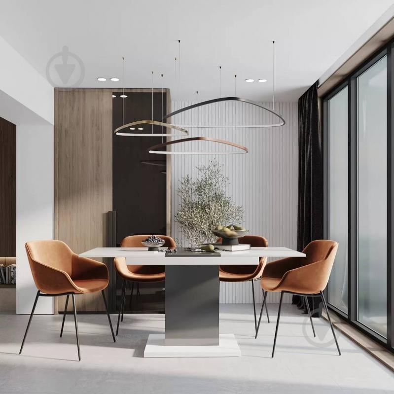 Стол-трансформер ART IN HEAD Каспер 1200(1600)x690x750мм белый/графит - фото 3 Стол-трансформер ART IN HEAD Каспер 1200(1600)x690x750мм белый/графит - фото 3