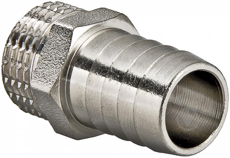 Штуцер для шланга наружная Valtec 1/2"х10 - фото 1