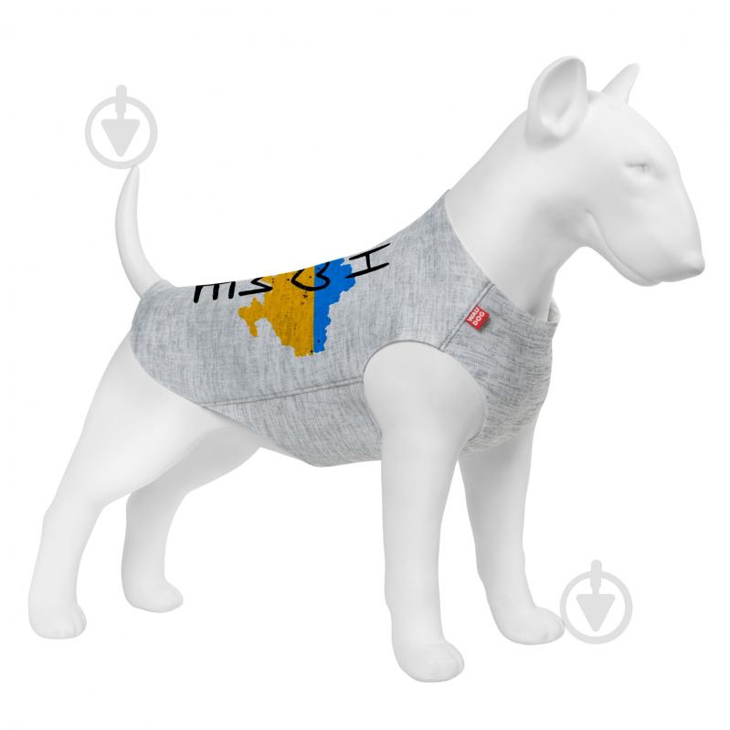 Майка Waudog Сlothes Дом XS30 серая - фото 1