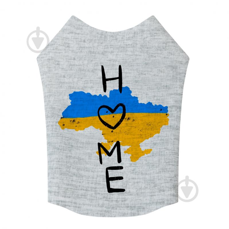 Майка Waudog Сlothes Дом XS30 серая - фото 2