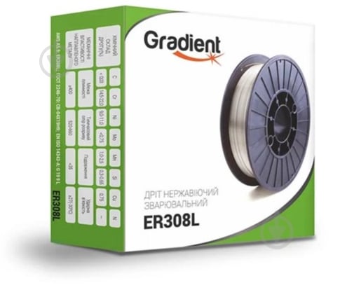 Проволока сварочная нержавеющая Gradient ER308L 0,8 мм 1 кг - фото 1