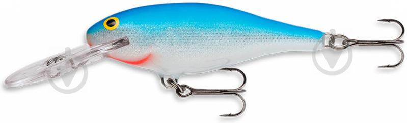 Воблер Rapala Shad Rap 60 мм blue SR06-B - фото 1