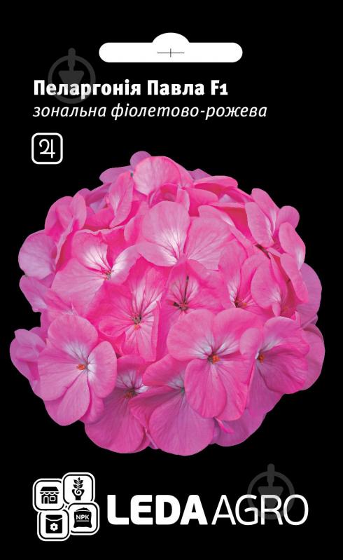 Насіння LedaAgro пеларгонія Павла F1 5 шт. (4820119795651) - фото 1