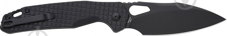 Нож складной CJRB Frack Black Blade AR-RPM9 Steel handle Frag pattern 2798.04.06 - фото 4