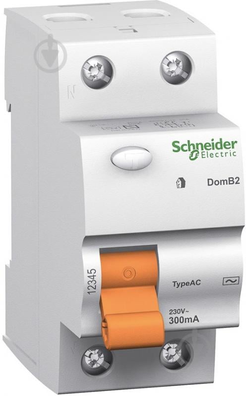 Дифференциальное реле Schneider Electric ВД63 40 A 30 мА 2P 11452 - фото 1