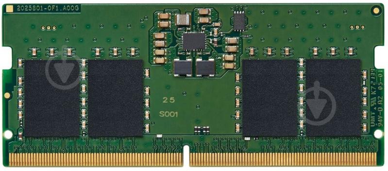 Оперативна пам'ять Kingston SODIMM DDR5 8 GB (1x8GB) 5600 MHz (KVR56S46BS6-8) - фото 1 Оперативна пам'ять Kingston SODIMM DDR5 8 GB (1x8GB) 5600 MHz (KVR56S46BS6-8) - фото 1