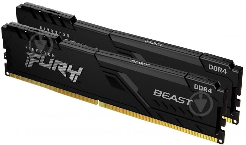 Оперативна пам'ять Kingston DDR4 SDRAM 16 GB (2x8GB) 3200 MHz (KF432C16BBK2/16WP) Fury Beast - фото 5 Оперативна пам'ять Kingston DDR4 SDRAM 16 GB (2x8GB) 3200 MHz (KF432C16BBK2/16WP) Fury Beast - фото 5