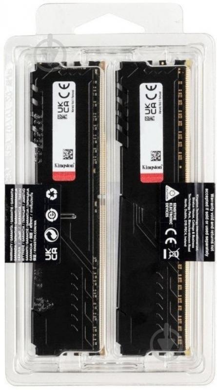 Оперативна пам'ять Kingston DDR4 SDRAM 16 GB (2x8GB) 3200 MHz (KF432C16BBK2/16WP) Fury Beast - фото 6 Оперативна пам'ять Kingston DDR4 SDRAM 16 GB (2x8GB) 3200 MHz (KF432C16BBK2/16WP) Fury Beast - фото 6