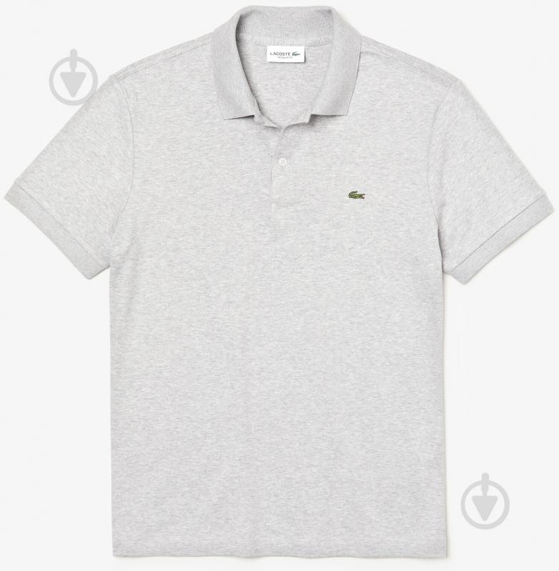 Поло Lacoste Men s S/S polo DH2050CCA р.7 сірий - фото 1