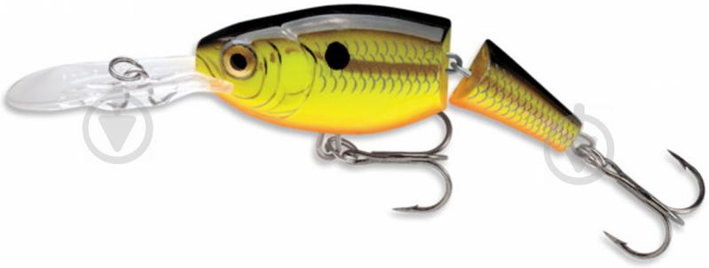 Воблер Rapala Jointed SHAD RAP 13 г 70 мм chartreuse black JSR-07CB - фото 1