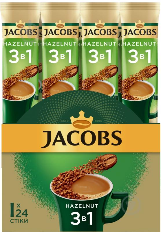 Кавовий напій Jacobs 3 в 1 Лісовий горіх 24х15 г 15 г - фото 2