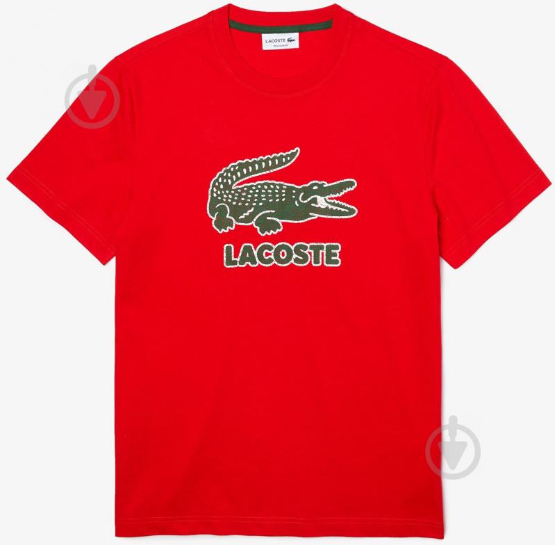 Футболка Lacoste Men s tee-shirt TH0063F8M р.M червоний - фото 1