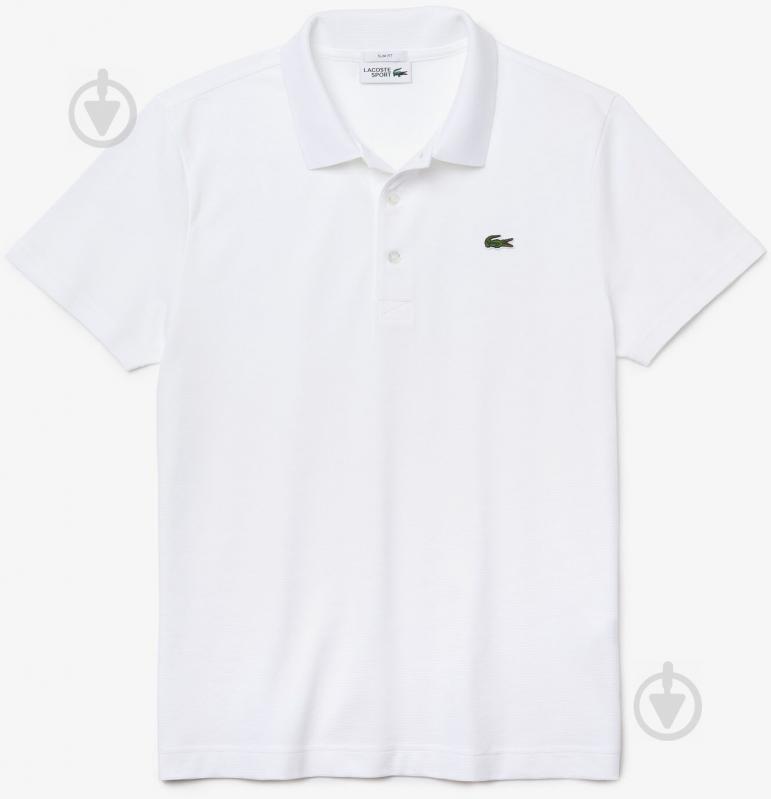 Поло Lacoste Men s S/S polo YH4801001 р.6 белый - фото 1