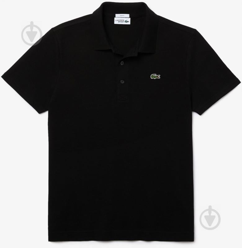 Поло Lacoste Men s S/S polo YH4801031 р.3 черный - фото 1