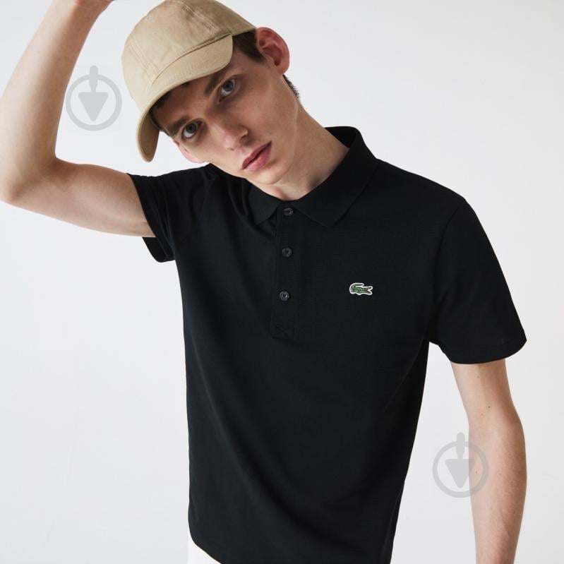 Поло Lacoste Men s S/S polo YH4801031 р.4 чорний - фото 2