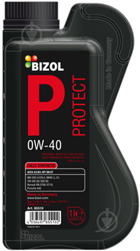 Моторне мастило Bizol Protect 0W-40 1 л (B85510) - фото 1