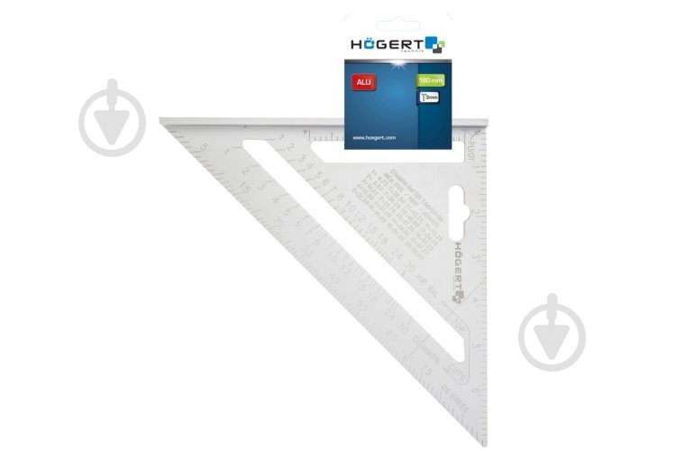 Угольник HOEGERT 185 мм HT4M216 - фото 2