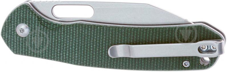 Ніж складаний CJRB Pyrite Wharncliffe Micarta, AR-RPM9 Steel ц:green 2798.03.99 - фото 4