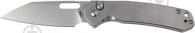 Нож складной CJRB Pyrite Wharncliffe, AR-RPM9 Steel, Steel handle ц:gray 2798.03.42 - фото 1