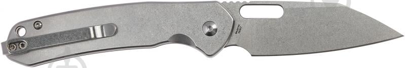 Нож складной CJRB Pyrite Wharncliffe, AR-RPM9 Steel, Steel handle ц:gray 2798.03.42 - фото 2