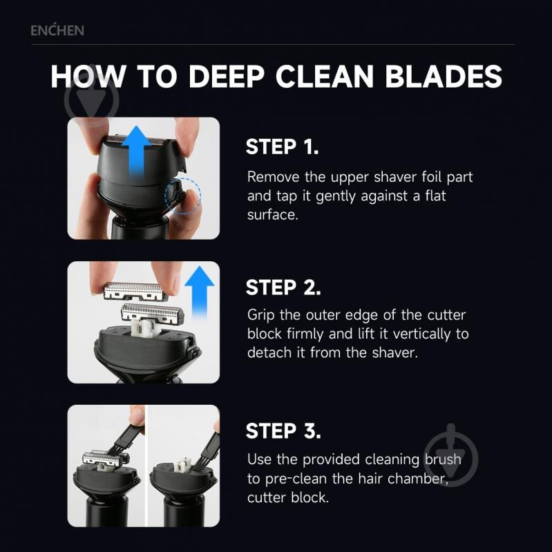 Электробритва ENCHEN MS001 (0277632016444) - фото 16 Электробритва ENCHEN MS001 (0277632016444) - фото 16