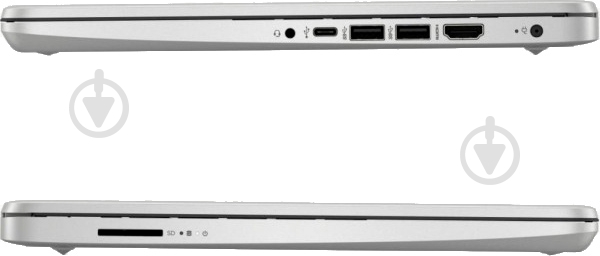 Ноутбук HP 14s-fq0004ur 14 (2C7A9EA) silver - фото 4