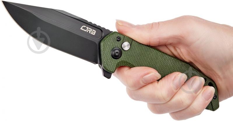 Ніж складаний CJRB Riff BB, AR-RPM9 Steel, Micarta ц:green 2798.03.47 - фото 5