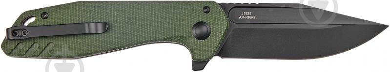 Ніж складаний CJRB Riff BB, AR-RPM9 Steel, Micarta ц:green 2798.03.47 - фото 2