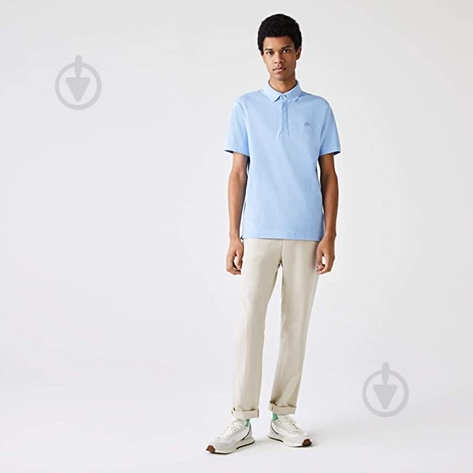 Поло Lacoste Men s S/S polo YH4801FSL р.7 сине-серый - фото 3