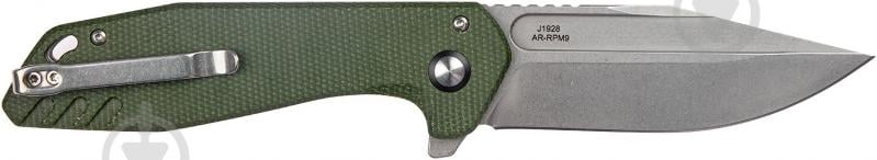 Нож складной CJRB Riff SW, AR-RPM9 Steel, Micarta ц:green 2798.03.48 - фото 2