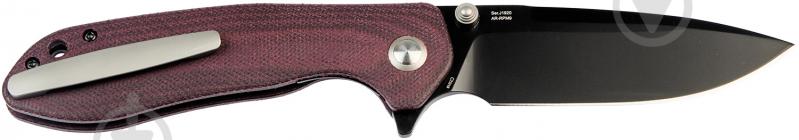 Нож складной CJRB Scoria, AR-RPM9 Steel, Micarta ц:burgundy 2798.03.22 - фото 2