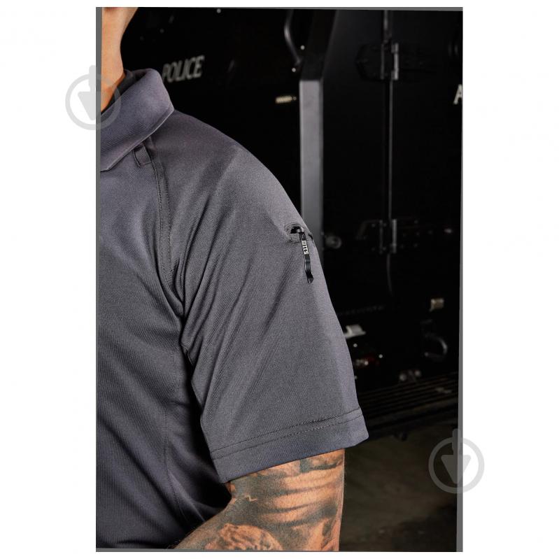 Поло 5.11 Tactical Tactical Performance Polo CHARCOAL 71049-018 р.M сірий - фото 6