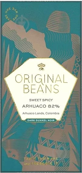 Чорний шоколад Original Beans Архуако Анкестрал Лендс Колумбія органічний 70 г - фото 1 Чорний шоколад Original Beans Архуако Анкестрал Лендс Колумбія органічний 70 г - фото 1