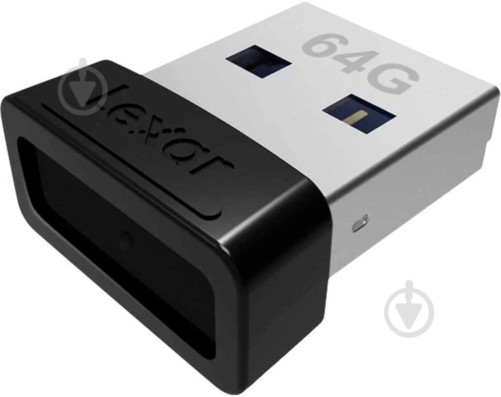 Флешпам'ять USB Lexar JumpDrive S47 64 ГБ USB 3.1 black (LJDS47-64GABBK) - фото 1